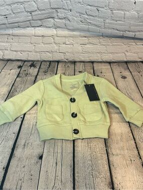 Little Bipsy Pale Green Baby Cardigan